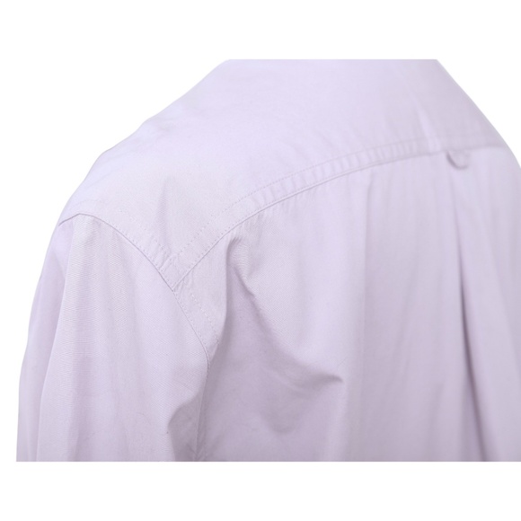CHANEL Shirt Button Down Long Sleeve Lavender Button Up Collar VINTAGE - Picture 7 of 14